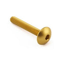 Tornillo Aluminio Pro-Bolt cabeza alomada M6 x (1.00mm) x 40mm LFB640G Oro PRO BOLT LFB640G