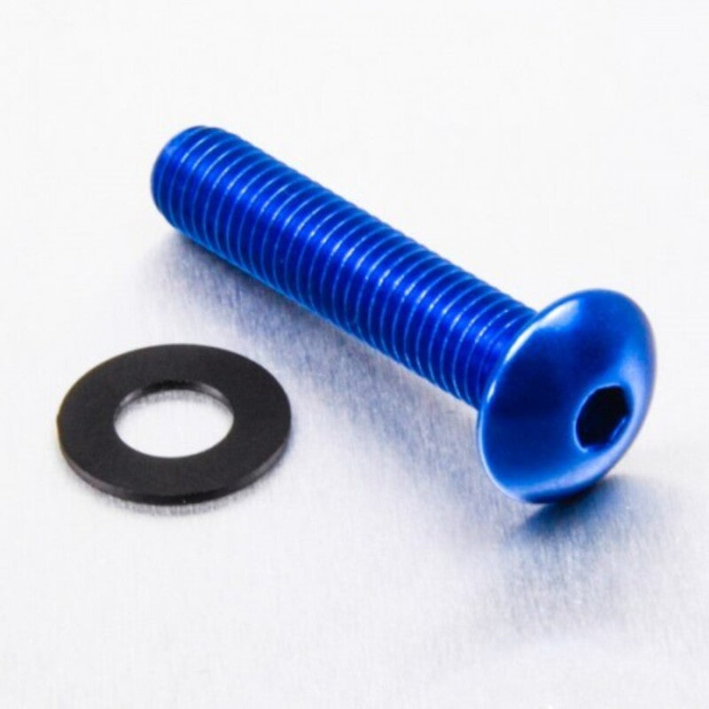Tornillo de Aluminio Pro-bolt cabeza redondeada M8 x (1.25mm) x 40mm azul LFB840B PRO BOLT LFB840B
