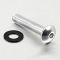 Tornillo de Aluminio Pro-bolt cabeza redondeada M8 x (1.25mm) x 40mm plata LFB840S PRO BOLT LFB840S