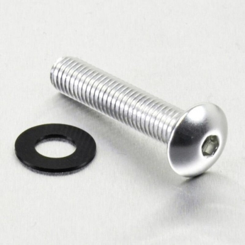 Tornillo de Aluminio Pro-bolt cabeza redondeada M8 x (1.25mm) x 40mm plata LFB840S PRO BOLT LFB840S