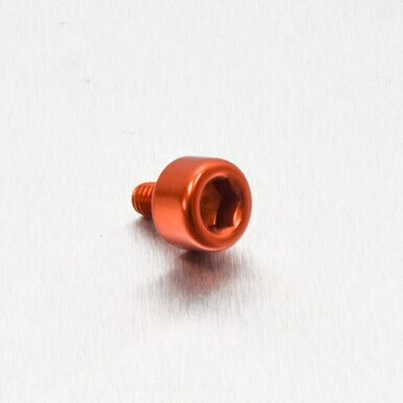 Tornillo de Aluminio Pro-bolt cabeza cilíndrica M4 x 6.5mm naranja LH465O PRO BOLT LH465O