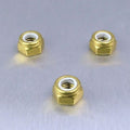 Tuerca de Aluminio Pro-Bolt autoblocante M5 oro LNYN5G PRO BOLT LNYN5G