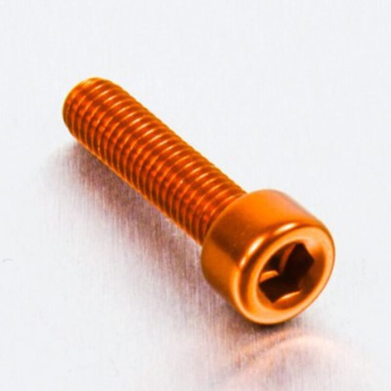 Tornillo de Aluminio Pro-bolt cabeza cilíndrica M5 x (0.8mm) x 20mm naranja LPB520O PRO BOLT LPB520O