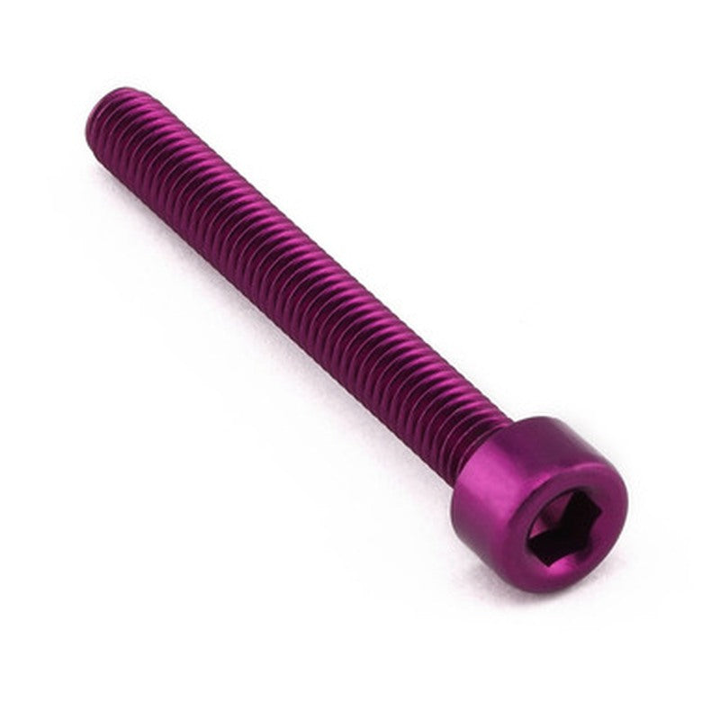 Tornillo Aluminio Pro-bolt cabeza cilíndrica M5 x (0.8mm) x 40mm LPB540P Violeta PRO BOLT LPB540P