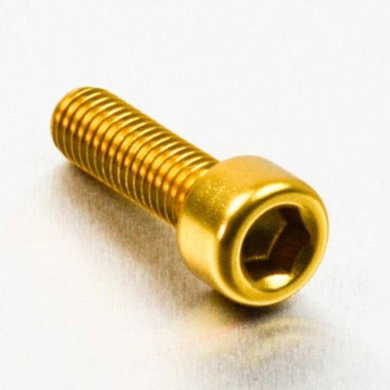 Tornillo de Aluminio Pro-bolt cabeza cilíndrica M6 x (1.00mm) x 20mm oro LPB620G PRO BOLT LPB620G