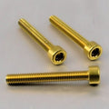 Tornillo de Aluminio Pro-bolt cabeza cilíndrica M6 x (1.00mm) x 45mm oro LPB645G PRO BOLT LPB645G