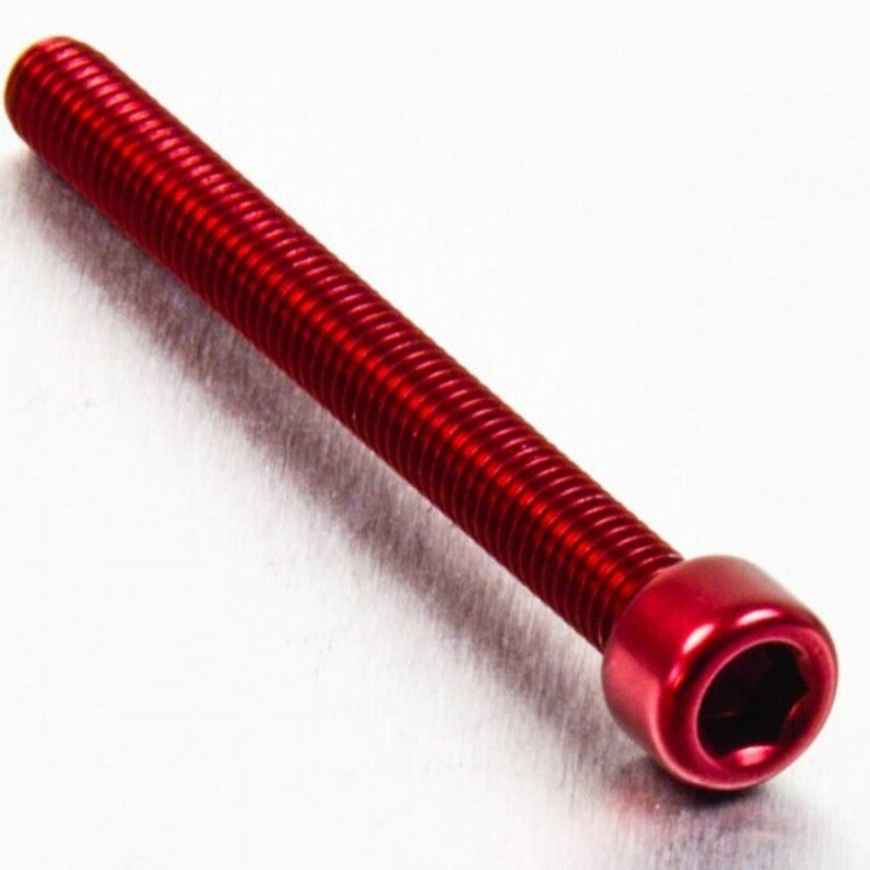Tornillo de Aluminio Pro-bolt cabeza cilíndrica M6 x (1.00mm) x 60mm rojo LPB660R PRO BOLT LPB660R