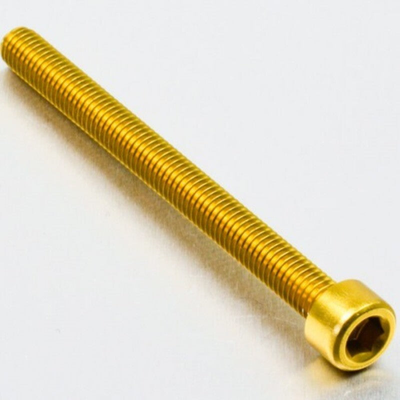 Tornillo de Aluminio Pro-bolt cabeza cilíndrica M6 x (1.00mm) x 80mm oro LPB680G PRO BOLT LPB680G