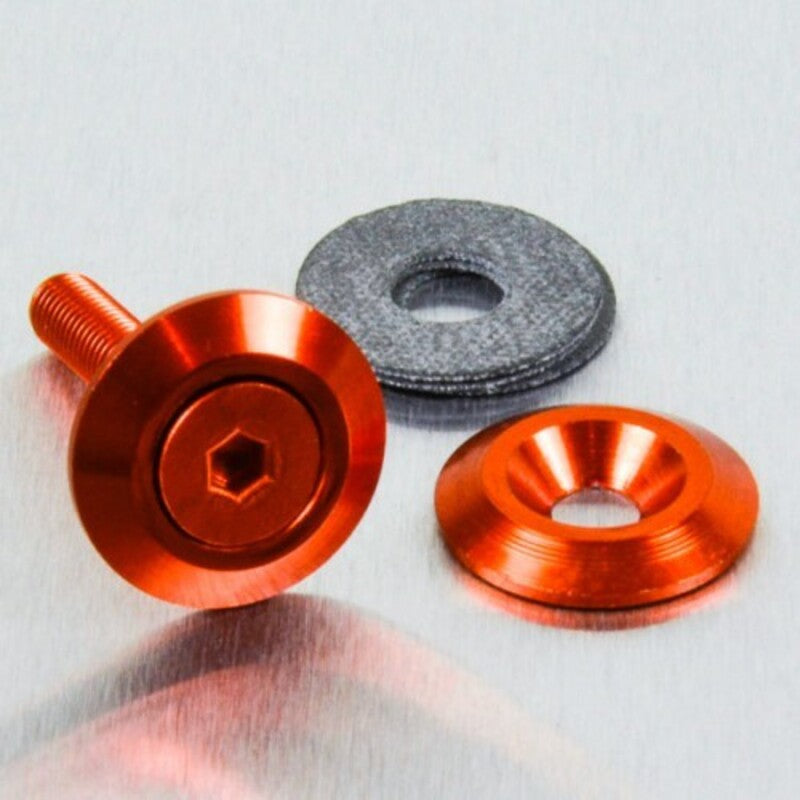 Arandela de Aluminio avellanada M5 (19mm ØExt.) naranja LWAC5O PRO BOLT LWAC5O
