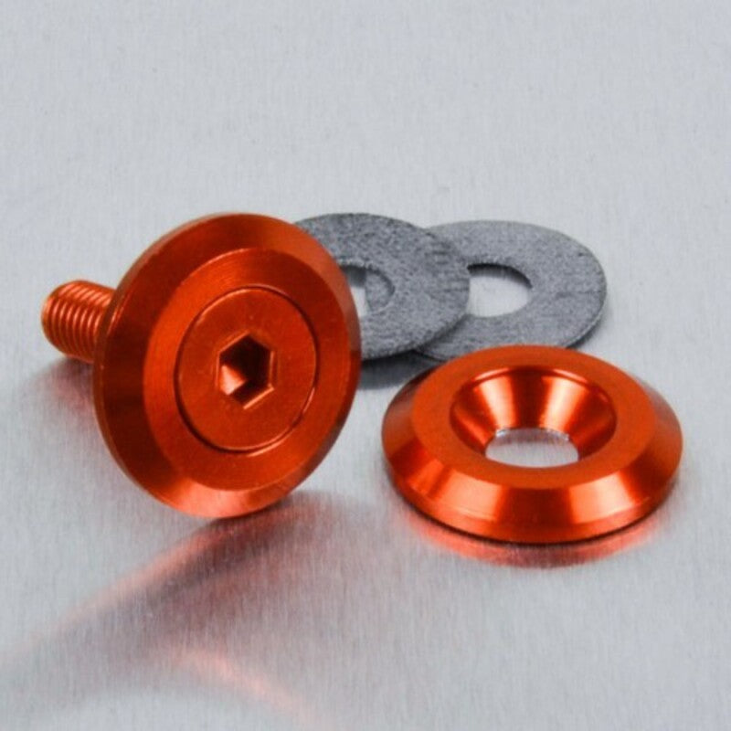 Arandela de Aluminio avellanada M6 naranja LWAC6-19O PRO BOLT LWAC6-19O
