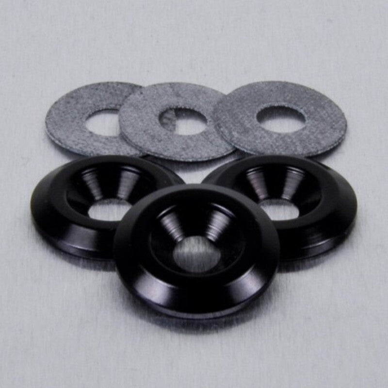 Arandela de Aluminio avellanada M6 negro LWAC6-22BK PRO BOLT LWAC6-22BK