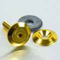 Arandela de Aluminio avellanada M6 oro LWAC6-22G PRO BOLT LWAC6-22G