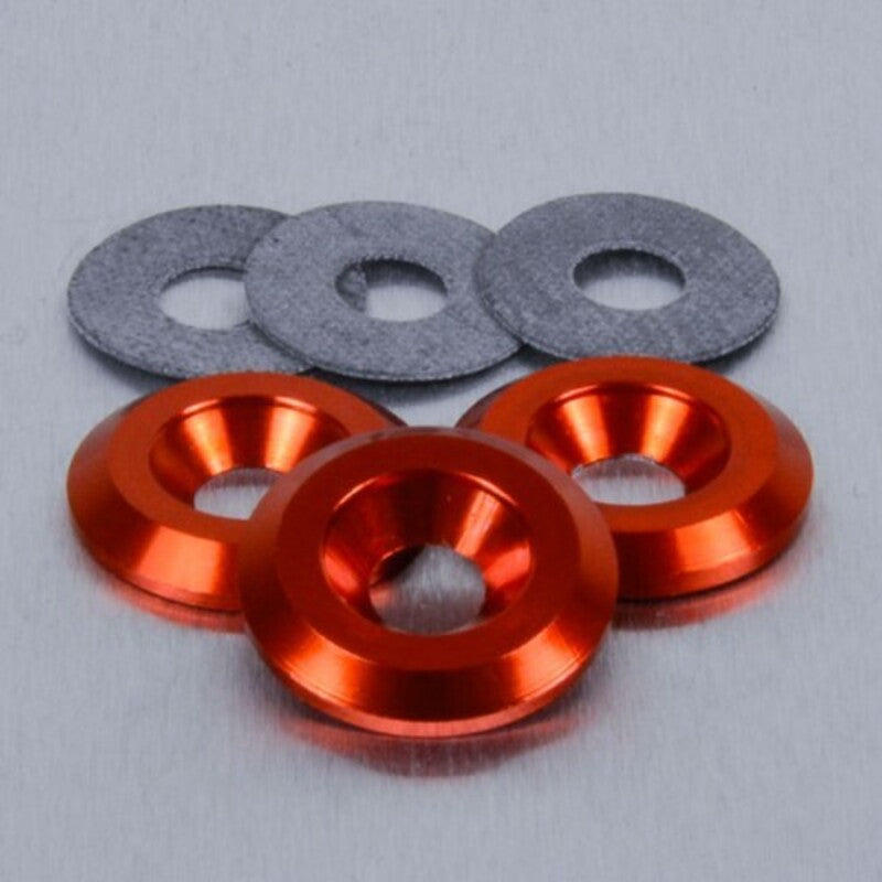 Arandela de Aluminio avellanada M6 naranja LWAC6-22O PRO BOLT LWAC6-22O