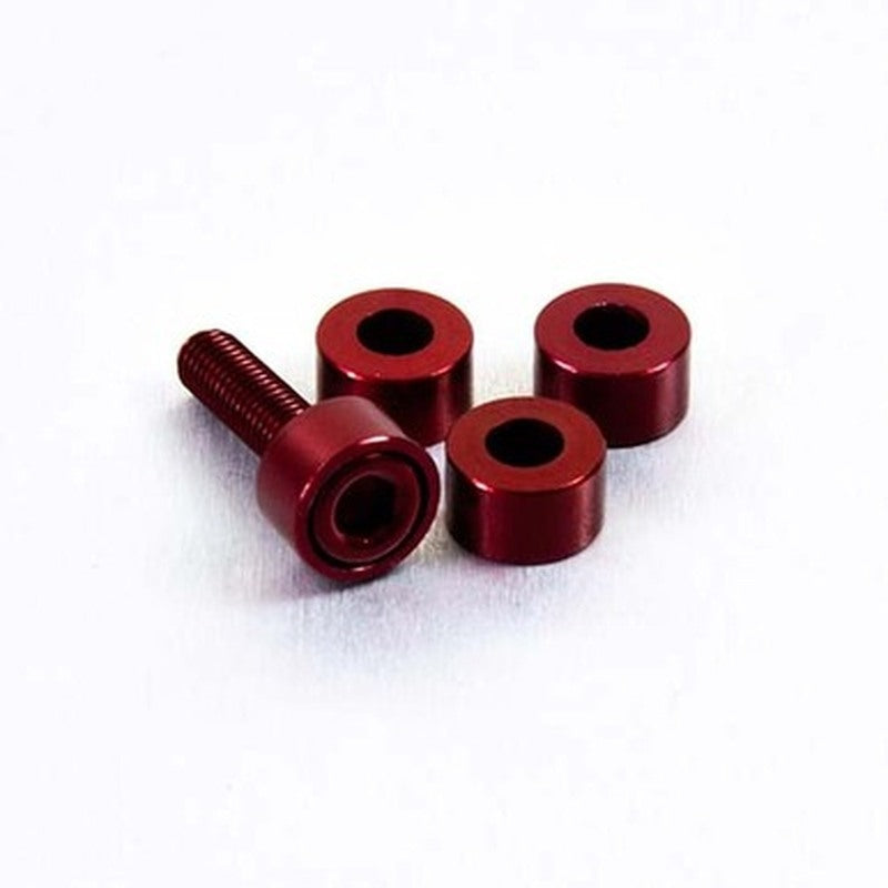 Arandela de Aluminio cilíndrica M6 Pro-Bolt LWACP6R Rojo PRO BOLT LWACP6R