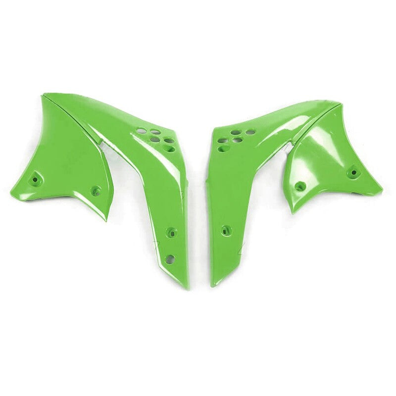 Plásticos laterales de radiador UFO Kawasaki verde KA03787-026 UFO KA03787026