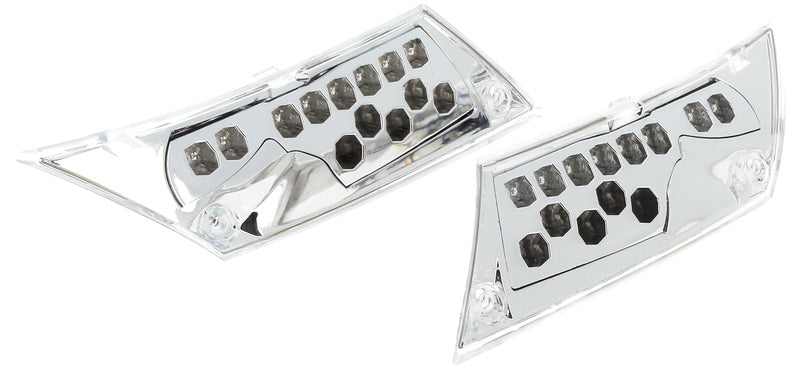 Intermitente trasero V PARTS tipo origen LED cromado Piaggio Zip 50 V PARTS 841Z0W0S2B
