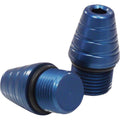 Contrapesos roscados de manillar GILLES TOOLING azul M18X1,5 mm GILLES LG-0-BL