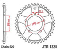 Corona JT 1225, 40 dientes, acero JT SPROCKETS JTR1225.40
