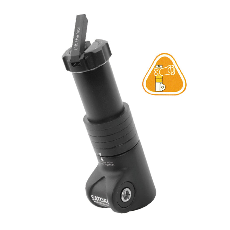 Elevador de potencia. Aluminio forjado. Negro. SATORI UP2-ET