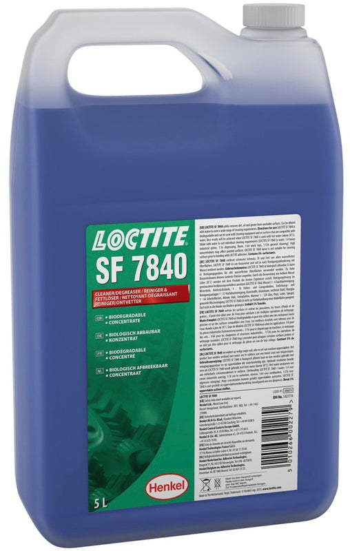 Limpiador desengrasante LOCTITE SF 7840 uso general - Bidón 5L LOCTITE 1439862