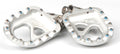 Reposapiés de aluminio CNC para trial RFX Pro (plata) Universal - Gas Gas/Beta/Sherco/Montesa RFX FXFR9020099SV