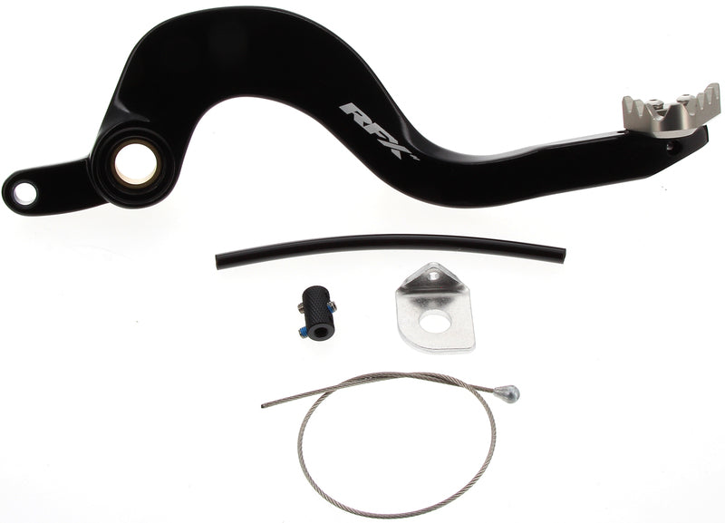 Pedal de freno trasero RFX Pro ST duro/A negro/H/A titanio RFX FXRB5040199HA