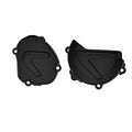 Tapas de embrague y encendido POLISPORT negro - Yamaha YZ125 POLISPORT 90937