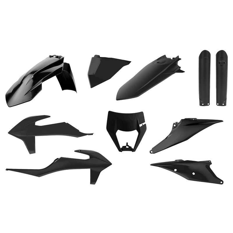 Kit de plásticos POLISPORT negro - KTM EXC/EXC-F POLISPORT 91017