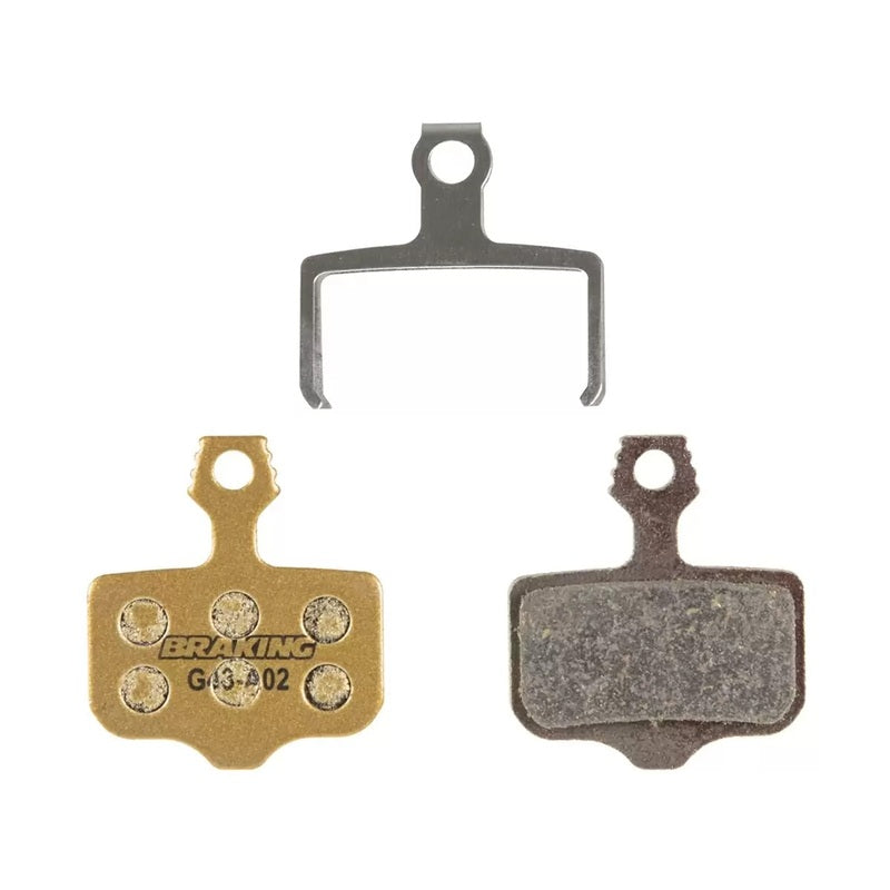 Pastillas de freno bici BRAKING Carbo-Metálicas BRAKING P20004