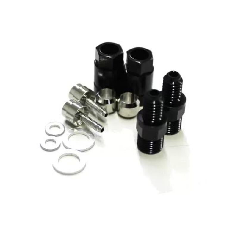 Kit olivas y conectores de latiguillo metálico BRAKING Ø5mm (1 linea) BRAKING TB0005