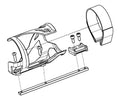 Portabidón POLINI para batería E-Bike POLINI 955520024