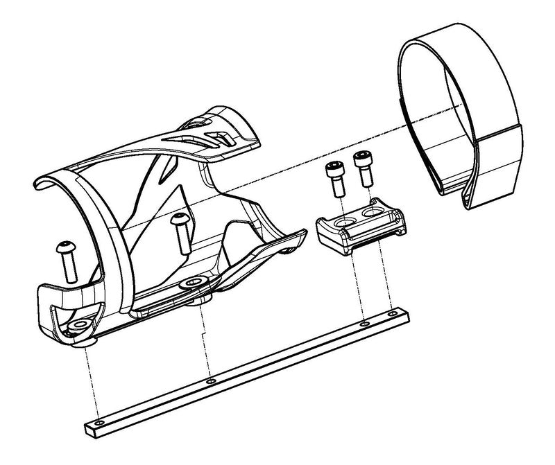 Portabidón POLINI para batería E-Bike POLINI 955520024