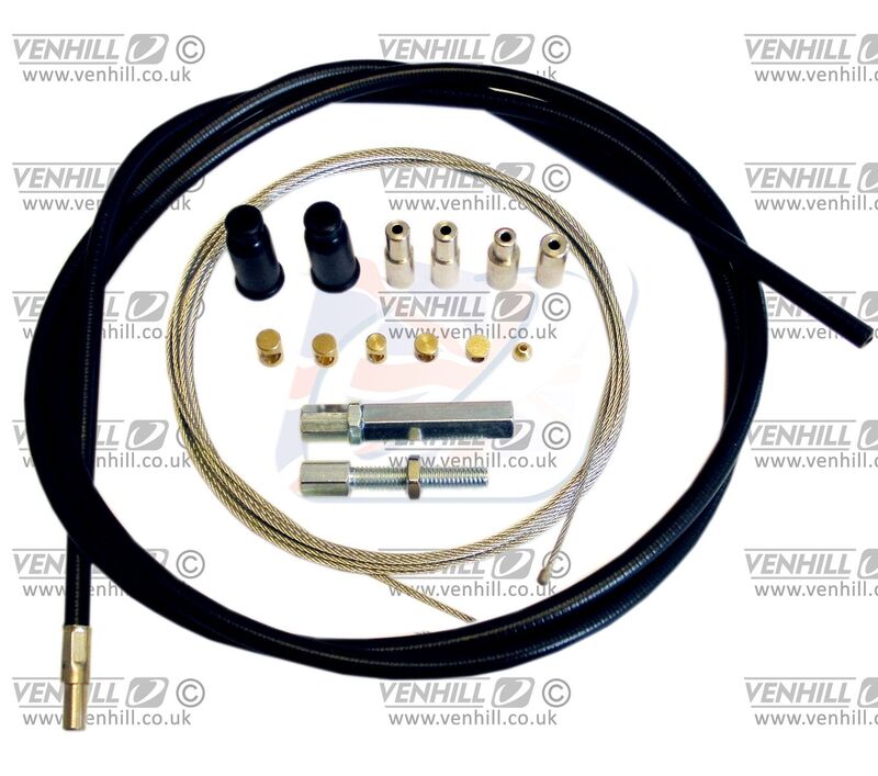 Kit cable de acelerador universal VENHILL - exterior 6mm / 2.35m VENHILL U01-4-102-BK