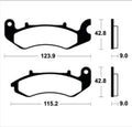 Pastillas de freno TECNIUM Scooter orgánicas - ME468 TECNIUM ME468