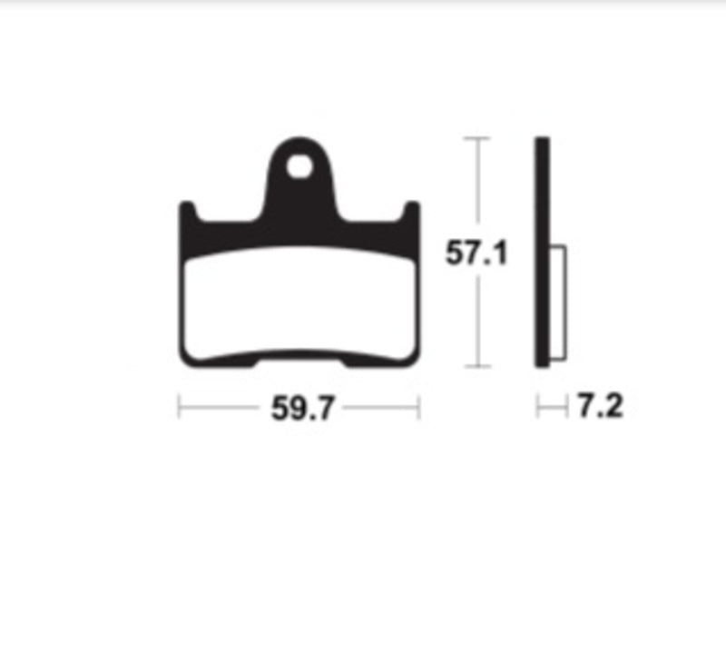 Pastillas de freno TECNIUM Street Peroformance Sinterizadas - MR484 TECNIUM MR484