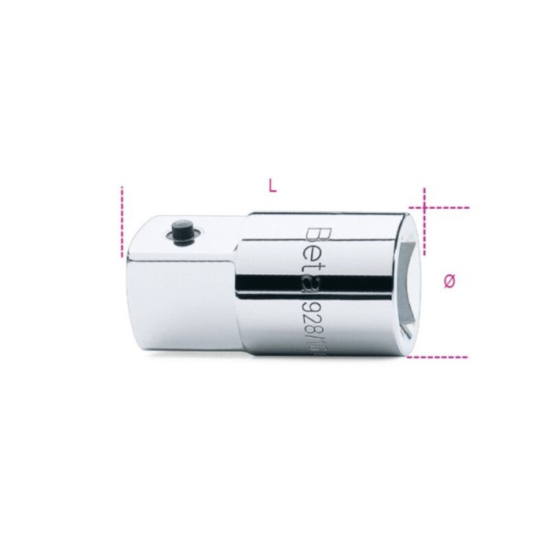 Adaptador con cuadrado BETA hembra 3/4” y macho 1” BETA 9280807