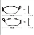 Pastillas de freno TECNIUM Supersport sinterizadas - MF483 TECNIUM MF483