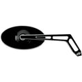BILLET ALUMINUM MIRRORS WITH CLEAR GLASS FOR HARLEY-DAVIDSON