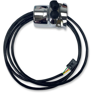 CHROME LEGEND HANDLEBAR MOUNTED CONTROLS FOR HARLEY-DAVIDSON