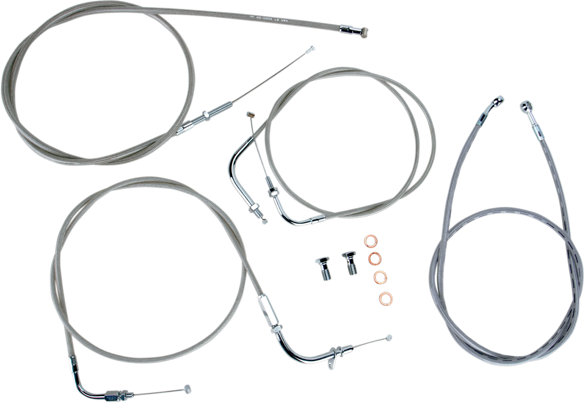 BARON HANDLEBAR CABLE AND LINE KITS CBL LINE KT 16" XVS650CU