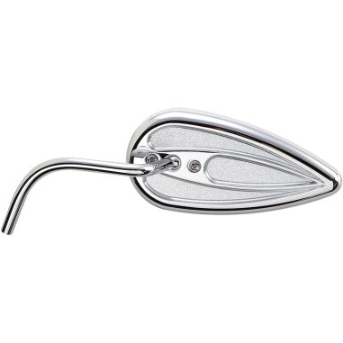 TEARDROP MIRRORS WITH STEEL STEMS FOR HARLEY-DAVIDSON