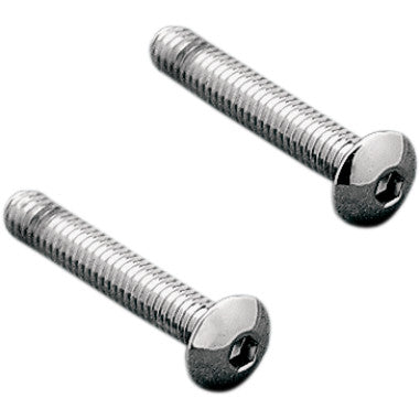 CHROME TAILLIGHT LENS SCREWS FOR HARLEY-DAVIDSON