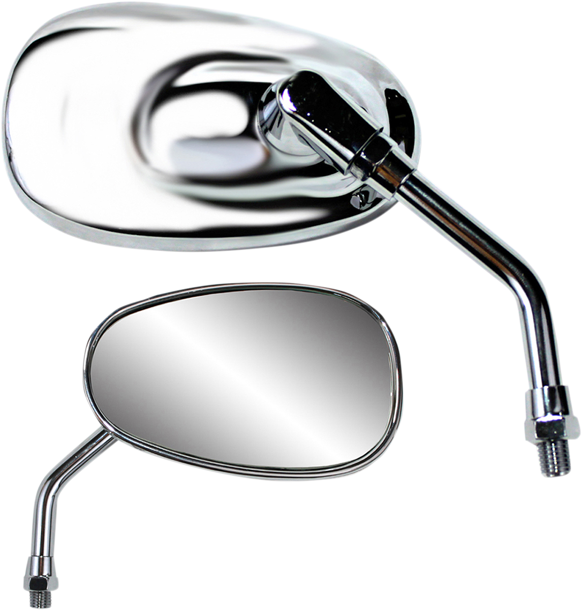 PARTS UNLIMITED CLASSIC AMERICAN-STYLE MIRRORS MIRROR PU MINI OVAL CHR