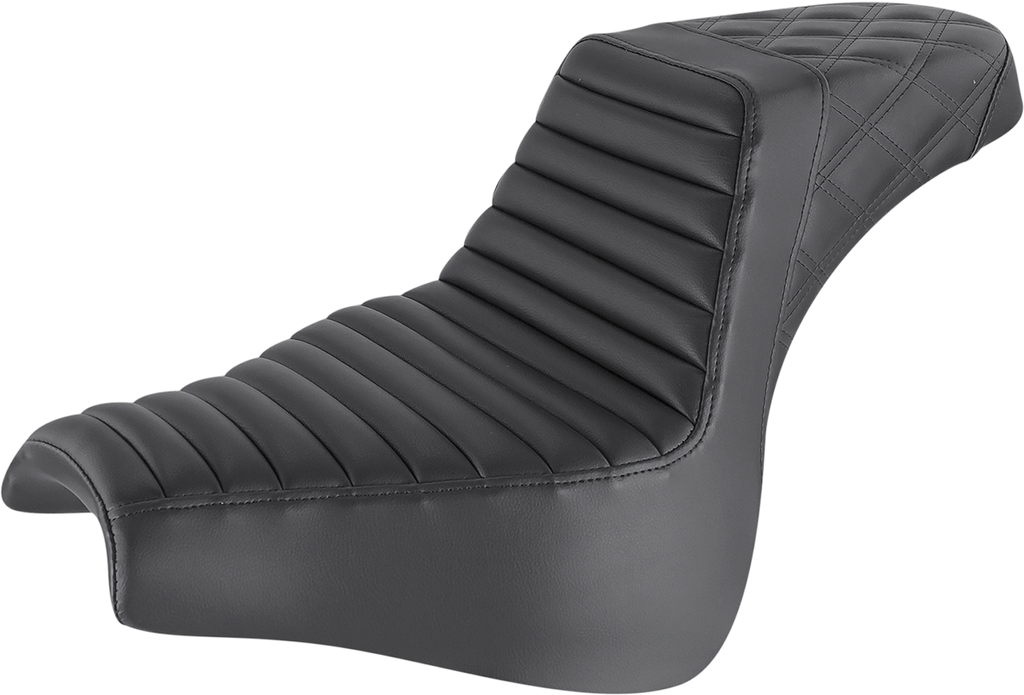 Step-Up-Sitze schwarz vorne TR, hinten LS für Harley Davidson