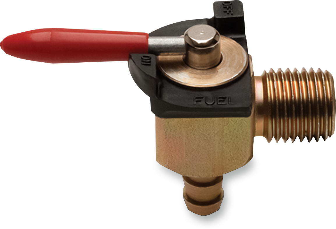MOTION PRO FUEL VALVES FUEL VALVE 1/4NPT X1/4-90