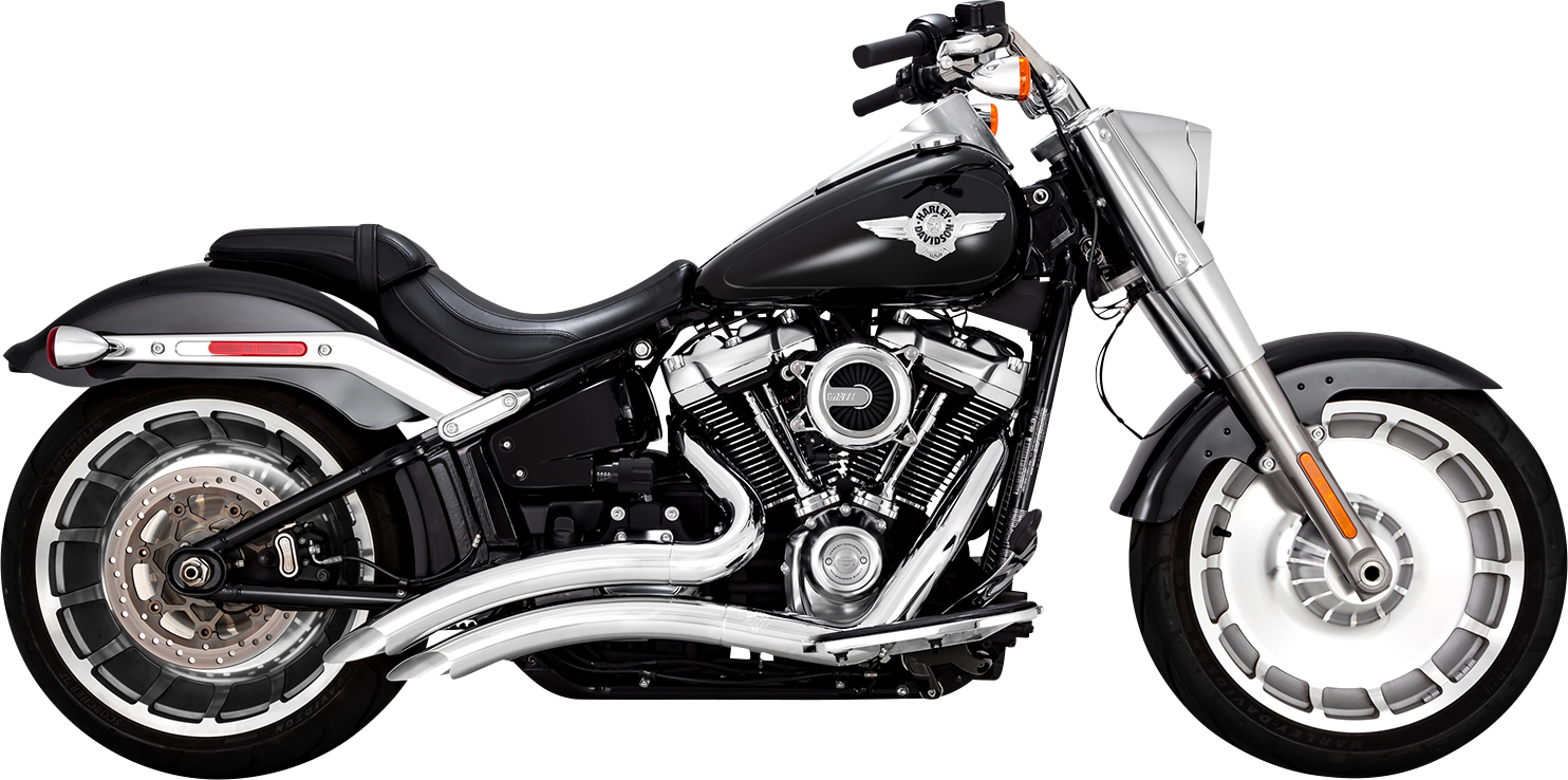 Sistema De Escape Big Radius Cromado Para Harley Davidson