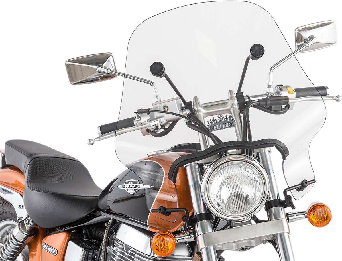 Slipstreamer SS-24-C Hellfire Windshield Clear 17" Universal