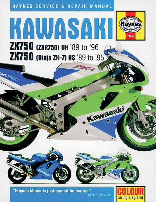 HAYNES MOTORCYCLE REPAIR MANUALS MANUAL KAW ZX7