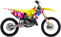 Retro Graphic Kits With Seat Covers For Suzuki RM125/250 (Polisport restyle)