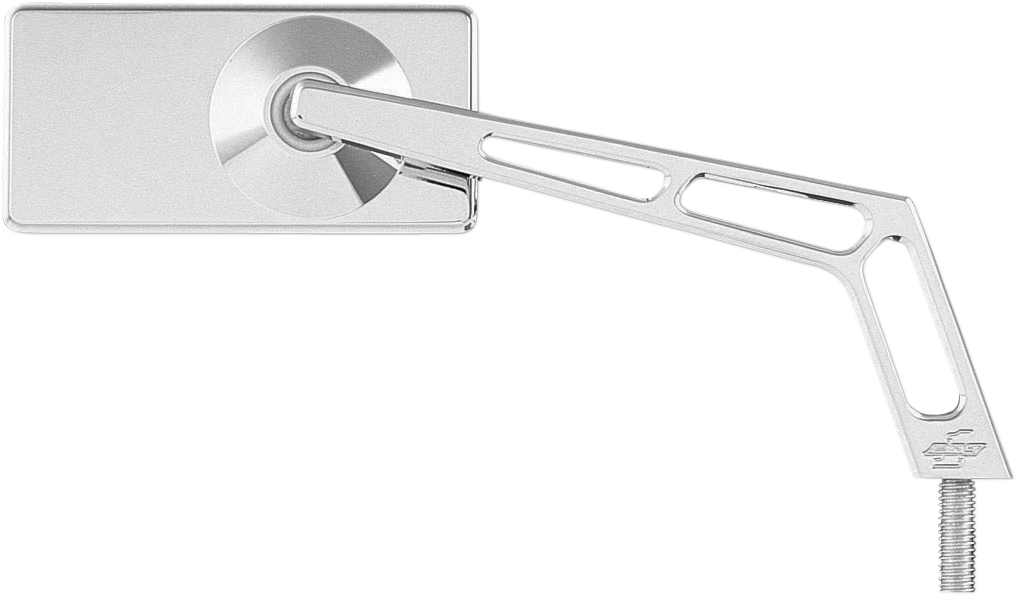PRO-ONE PERF.MFG. CHROME BILLET ALUMINUM MIRRORS WITH CLEAR GLASS WEEKEND MIRROR 2 C/O RH
